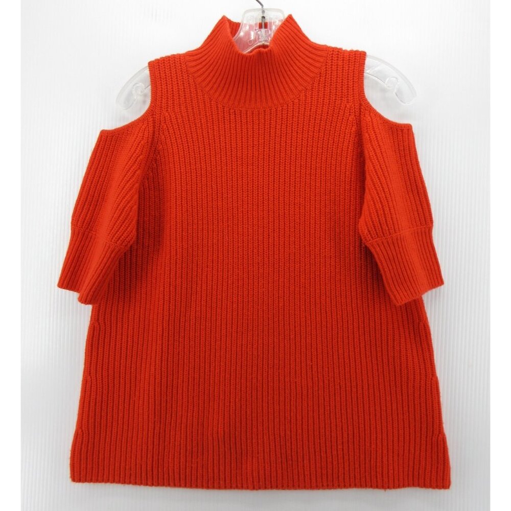 Zoe Jordan Sweater XS Wool Cashmere Cold Shoulder Ribbed Knit
